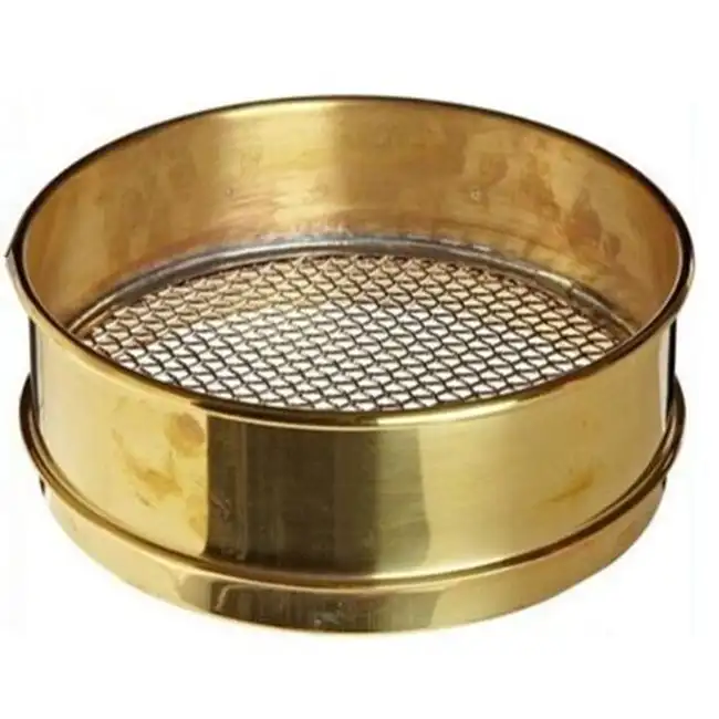 high precision filtering brass test sifter copper mesh analysis sieve