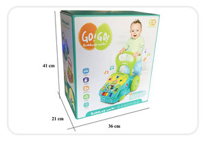 GOODWAY Carrello Musicale Multifunzionale per l'Apprendimento Precoce, Passeggino e Girello per Bambini - Product Image 6