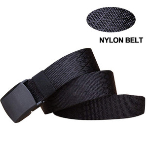 Usine En Gros Style <span class=keywords><strong>Militaire</strong></span> Noir Hommes <span class=keywords><strong>Femme</strong></span> En Nylon Tissé <span class=keywords><strong>Ceinture</strong></span> - Product Image 2