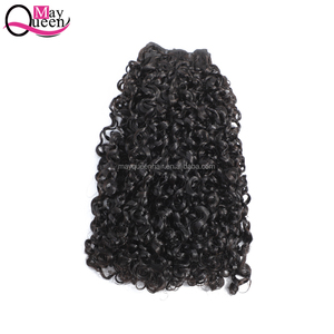 May Queen Vendita Calda Extension <span class=keywords><strong>di</strong></span> Capelli Umani Brasiliani Flexi/Pixie/Pissy Curl Double Drawn, Capelli Fumi, Capelli Remy - Product Image 2