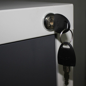 Under Desk Office File <strong>Storage</strong> Furniture Black Pedestal <strong>Lockable</strong> Steel Cupboard 4 Drawers Metal Office File <strong>Cabinet</strong> - Product Image 4