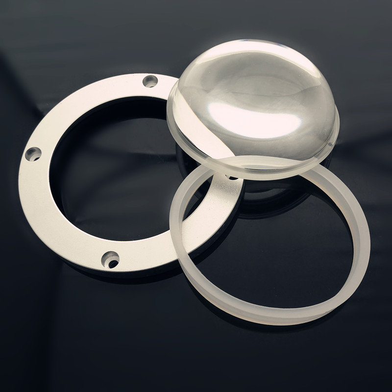 Светодиодный диффузор для объектива точечного светильника для водонепроницаемого стекла светодиодный объектив 90 градусов светодиодный объектив