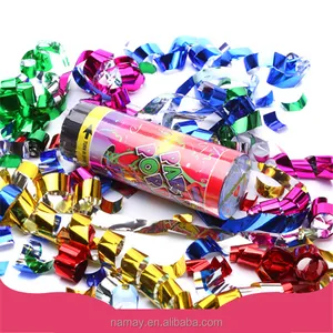 Đảng Nhà cung cấp mùa xuân nạp bảng Đảng poppers lá kim loại Streamer Confetti pháo Shooter