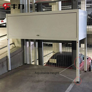 Conteneurs de stockage de vélos modernes Casier à vélos en acier pour l'extérieur Vente directe d'usine pour garage Hôtels Centres commerciaux - Product Image 3