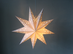 <span class=keywords><strong>Lanterne</strong></span> en <span class=keywords><strong>papier</strong></span> blanc, <span class=keywords><strong>rouge</strong></span>, bleu, jaune, décorations de fête de pâques, mariage, anniversaire, maison, étoiles imprimées à personnaliser, 60cm - Product Image 2