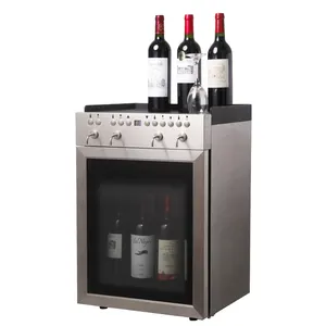 220V Wine Station 4 Bottle Wine Dispenser with Cooling System