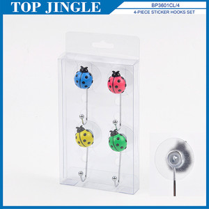 Rabbit Design <b>Hooks</b> Set With Removable Adhesive Sticker - Product Image 5