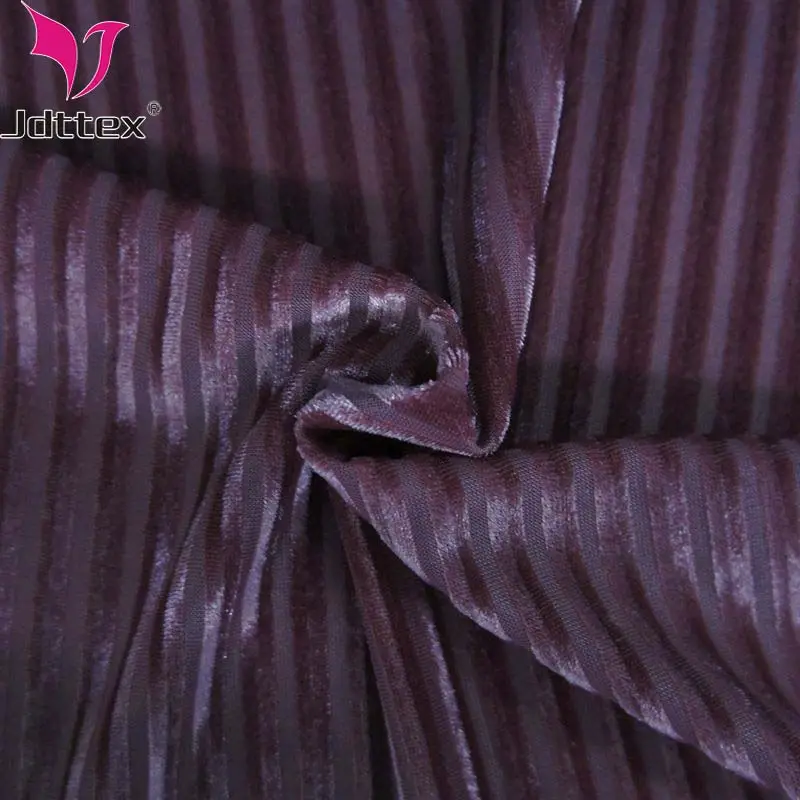Bán nóng và phổ biến polyester lycra spandex hàn quốc nhung vải cho trang phục