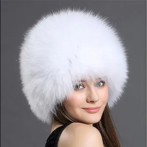 ¡Novedad de 2023! Sombrero de invierno al por mayor, sombrero de piel de Rusia para mujer