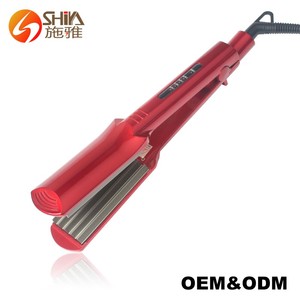 Chuyên Nghiệp Nhãn Hiệu Riêng Plancha De Cabello Titan Vàng 2in1 Và Curler Straitner Flat Iron Straighter Tóc Ép Tóc - Product Image 6