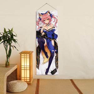 ผ้าแขวนผนังลายการ์ตูน Fate Grand Order Tamamo No Mae รูปทรงสี่เหลี่ยมผืนผ้า ขนาด 53x78 ซม. ทนทาน เหมาะสำหรับตกแต่งห้องนั่งเล่นภายในบ้าน - Product Image 1