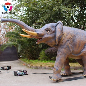 Tùy chỉnh thực tế hoạt hình voi len voi ma mút 3D mastodon khủng long hoạt hình cho trẻ em playgrou - Product Image 3