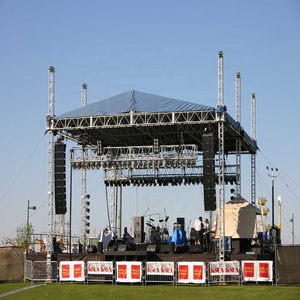 Heavy Duty Rectangle Aluminium Concert stage Roof Truss system Design ...