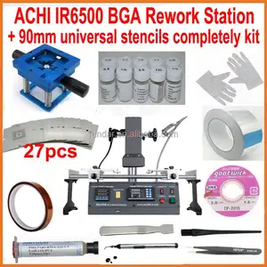 Nouvelle station de réparation de carte mère ACHI IR6500 bga, kit de démontage professionnel 90mm bga, 21 cadeaux