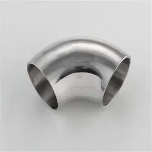 ANSI B16.9 F55 2205 2507 material seamless steel 90 degree LR BW 12in sch40 pipe fitting elbows