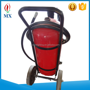 Extincteurs en acier au carbone sur chariot à roulettes Type 10 kg 25 kg 30 kg 50 kg Extincteur au CO2 - Product Image 6
