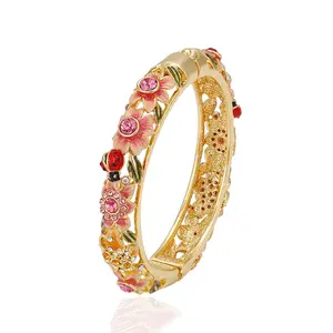 bangle-180 xuping Mother's Day gift jewellery Fashion enameled gold plating bangles