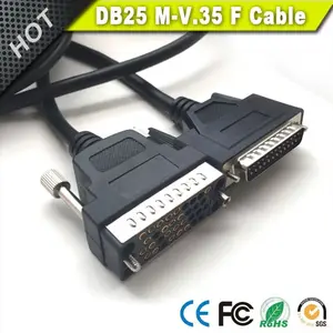 Câble DTE mâle vers femelle, noir, 10 pieds, DB25 - Product Image 1