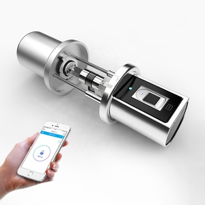 Keyless Electronic Euro <strong>Cylinder</strong> <strong>Lock</strong> 70 mm Adjustable Smar Fingerprint Electric <strong>Lock</strong> <strong>Cylinder</strong> - Product Image 2