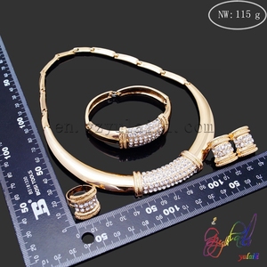 Champagne strass ensemble de bijoux <span class=keywords><strong>gossip</strong></span> girl cristal ensemble de bijoux belle ensemble de bijoux - Product Image 2