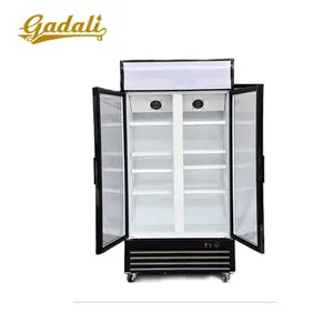 Máy nén khí nhập khẩu đồ uống cooler; sử dụng đồ uống cooler, 2 cửa đồ uống cooler