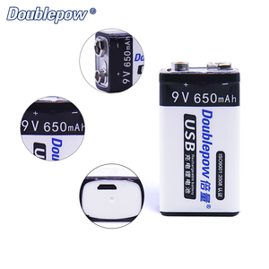 Filtre plat de cellules 9v lithium <span class=keywords><strong>ion</strong></span> 650mah usb métal polymère Batterie - Product Image 5