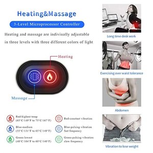 USB Massage <strong>Heating</strong> Waist Belt Wrap/Lower <strong>Back</strong> Heat Therapy <strong>Pad</strong> - Product Image 4