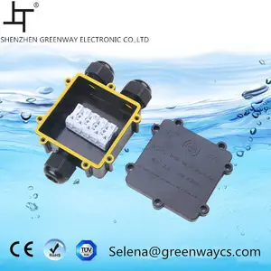 Greenway M686-4 欧式外壳专业生产塑料 IP68 防水接线盒