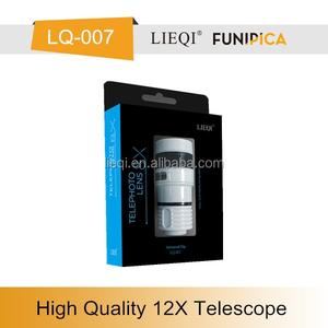 Lente de la cámara Digital lente óptica del telescopio del zumbido 8X lente <span class=keywords><strong>con</strong></span> el clip para todos los teléfonos móviles - Product Image 2