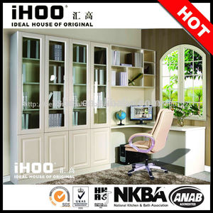 bibliothèque <span class=keywords><strong>de</strong></span> coin avec <span class=keywords><strong>table</strong></span> <span class=keywords><strong>de</strong></span> travail et ordinateur <span class=keywords><strong>de</strong></span> bureau - Product Image 1