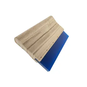 Squeegee Wooden Rubber Blade Holder for t-shirt screen printing