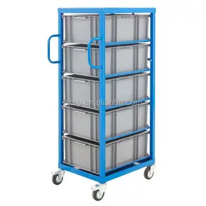 Plastic Moving Boxes Cheap Price Stacking Moving Container Plastic Logistic Box