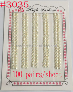 Perle d'Acqua Dolce a Forma di Pane 3.0-3.5mm 3A, 100 Paia / Perle Decorative - Product Image 3