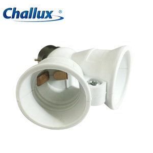 Dual <strong>B22</strong> <strong>Base</strong> Led Socket Converter Light Holder Bulb E27 <strong>Adapter</strong> - Product Image 4