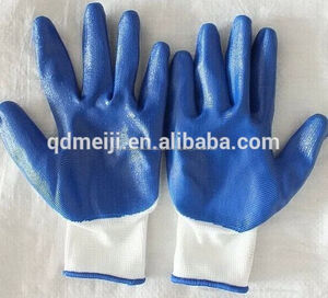 Newer 2015 Hot sale products <span class=keywords><strong>manual</strong></span> nylon nitrile coated gloves Safety Wholesale glove - Product Image 3