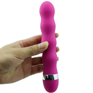 Toptan yetişkin oyuncaklar uzun iplik AV değnek vibratör G Spot masaj sopası kadınlar için Anal yapay penis masaj