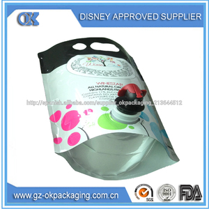 alibaba 2014 parables de navidad de papel de aluminio 3l 5l laminado bolsa de vino - Product Image 1