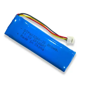 Li polymer battery 11.1v 800mah dtp602260-3S battery packs
