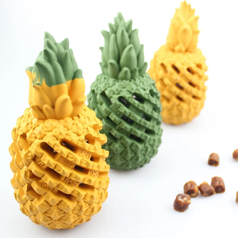 Veel koop pet dog chew ananas bal met goedkope prijs