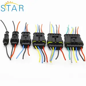 AMP super seal 1.5 series 1p 2p 3p 4p 5p 6p male female connector wiring harness manufacturer for car