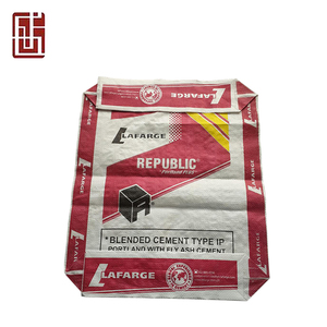 Laminado pp tejida <span class=keywords><strong>lafarge</strong></span> 40 kg 50 kg de cemento bloque válvula de fondo bolsa - Product Image 1