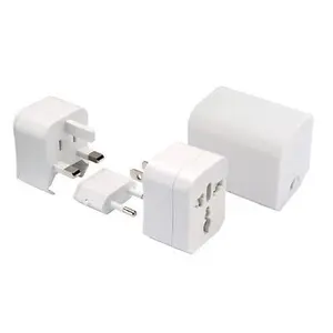 Small Size Worldwide International Travel Plug Adapter Kit Use in 150 Countries