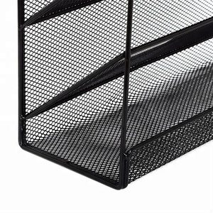 מחזיק מתלה ספרות רשת מתכת מחזיק מגזין - Product Image 2