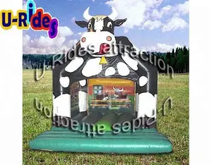 Оптовая продажа надувной батут прыгающий замок Маленькая корова надувной батут для парка развлечений