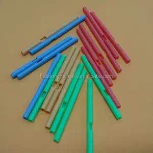 Tongkat Lollipop Peluit Plastik Warna-warni Kustom untuk Permen Katun Manis Harga Pabrik Rendah dengan Kualitas Tinggi