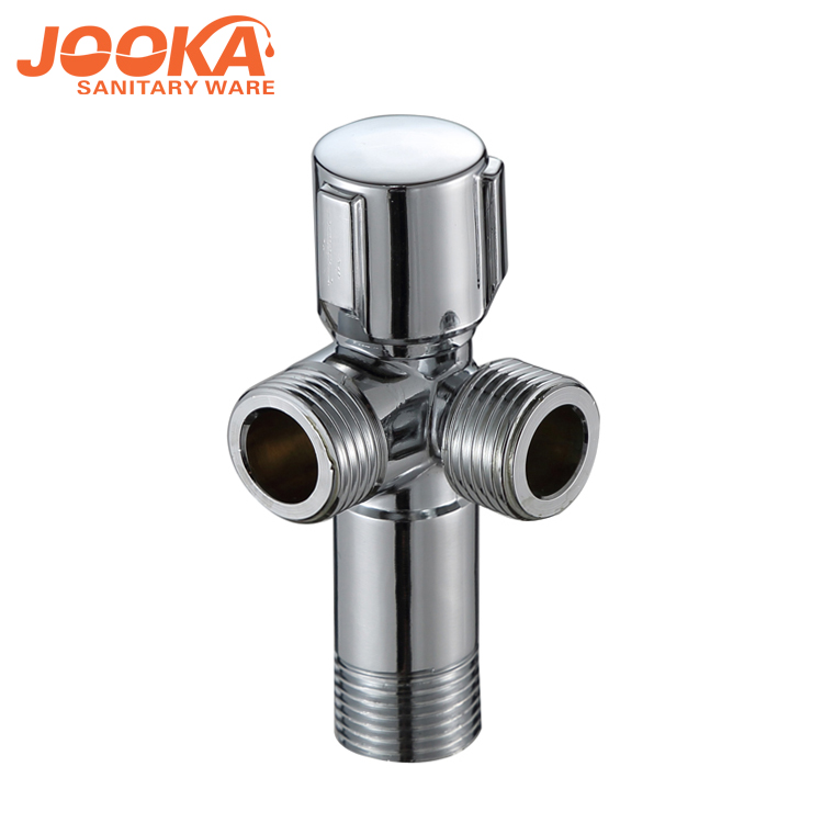 Цинковый клапан с регулировкой потока 90 градусов двухсторонний угловой клапан для воды