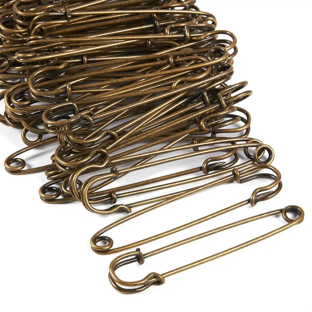 Extra Large Heavy Duty Big Safety Pins for Blankets Skirts Kilts Knitted Fabric Crafts