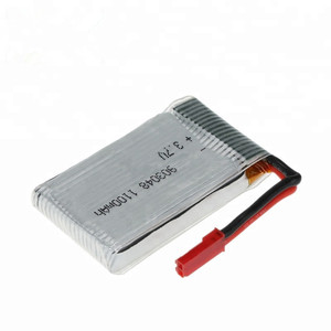 סוללת מסוק rc 3.7v 1100mah לי פולימר נטענת lipo - Product Image 2