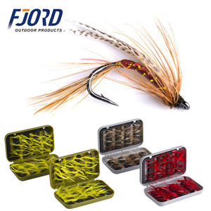 Fjord 32 cái/bộ Nhựa Bay Cá Thu Hút Hộp Móc Cho Bream Câu Cá Trong Sông Hồ Hoặc Suối 30G Mực Thu Hút - Product Image 5