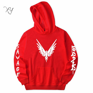 2018 de calidad superior para hombre personalizada sudaderas <span class=keywords><strong>Pullover</strong></span> Hoodie con Eco-friendly impreso - Product Image 5